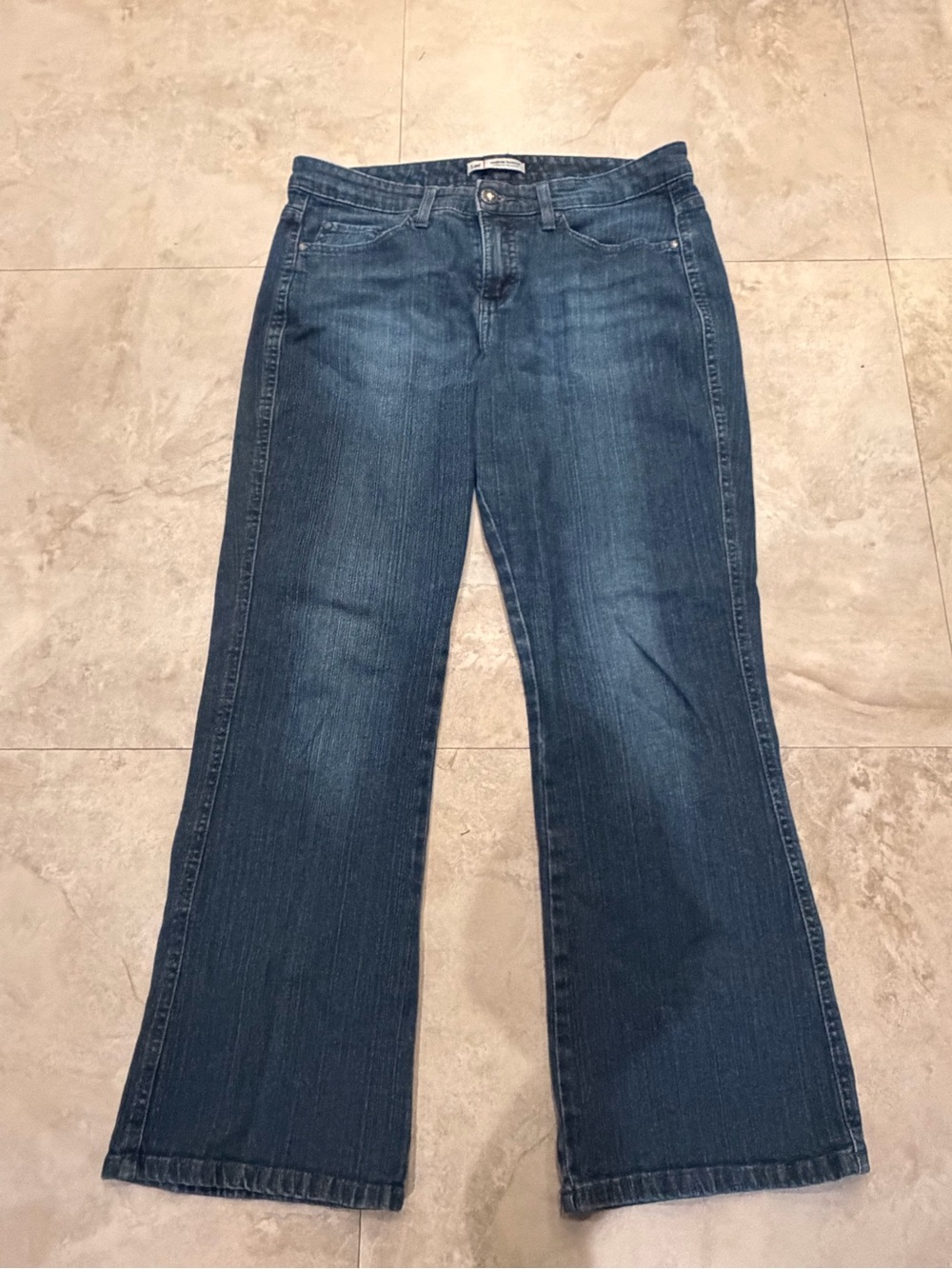 Lee Women's Dark Blue Flared Jeans
